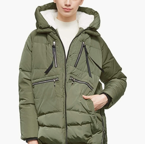 Orolay Thickened Down Jacket green - Picture 5 of 10